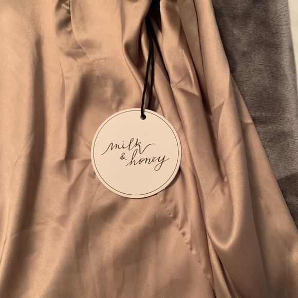 Gold polyester blazer jacket. BRAND NEW - Picture 3 of 5